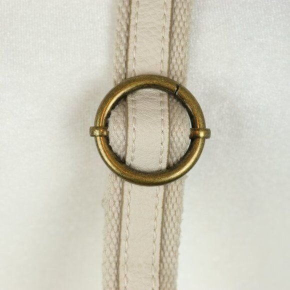 The Sak Women's Cream Leather Zip Closure Crossbody Bag - Picture 4 of 7